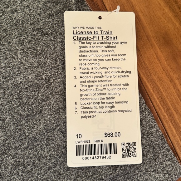 lululemon Gray Women's Short Sleeve Tee - Picture 7 of 7